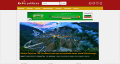 Desktop Screenshot of ecospoliticos.com